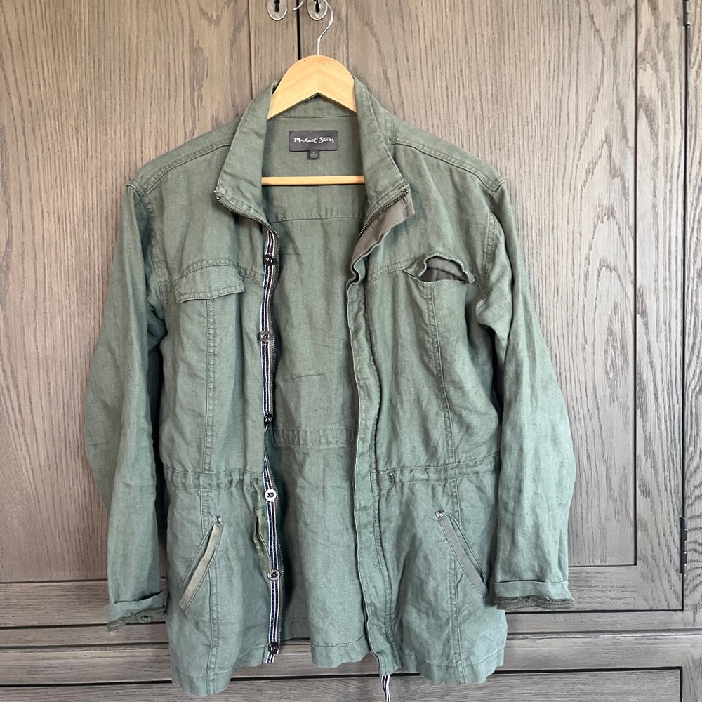 Michael Stars Olive Green Military Jacket